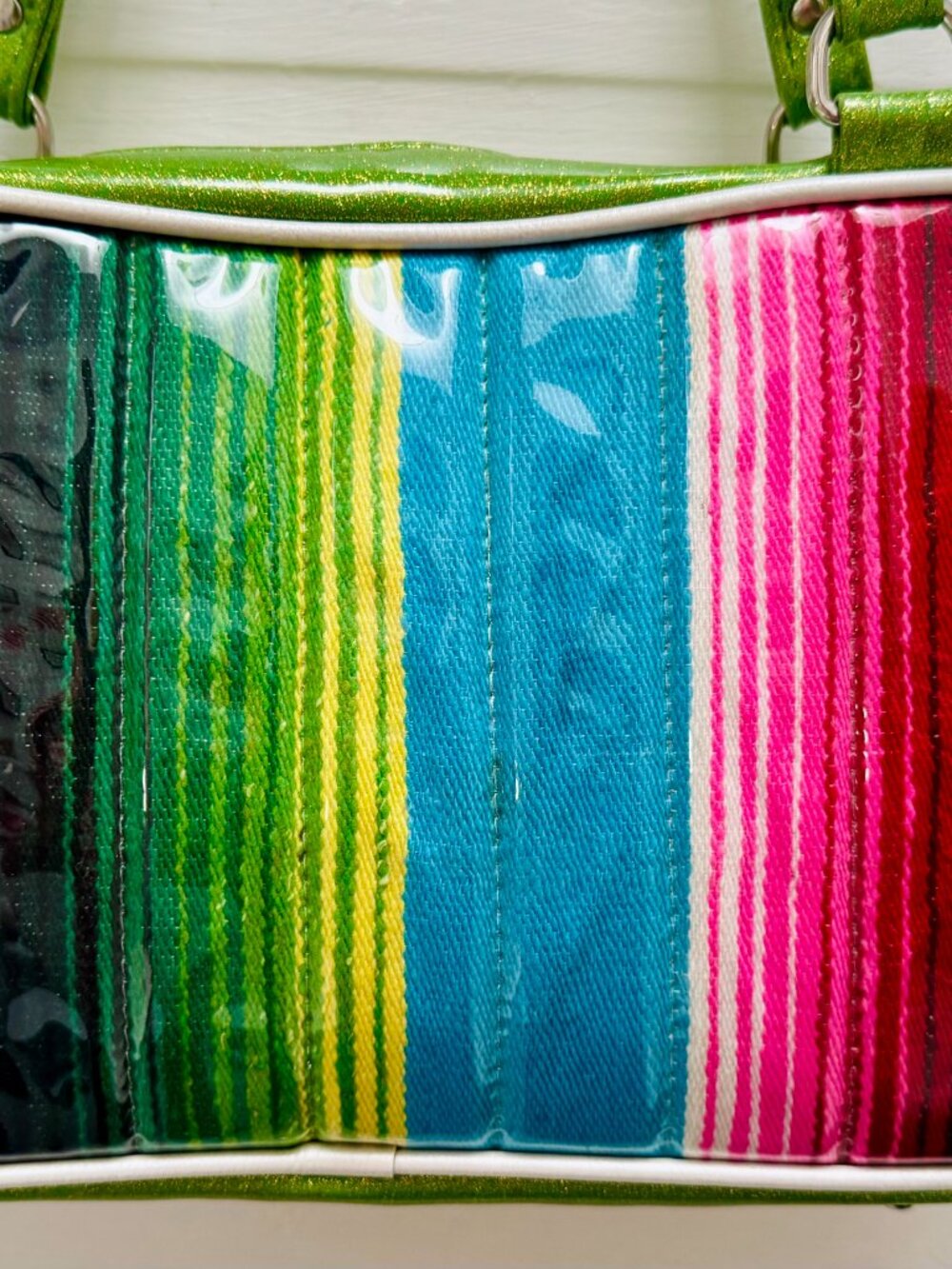 Trophy Queen Sarape Mexican Blanket Handbag - Picture 2 of 6